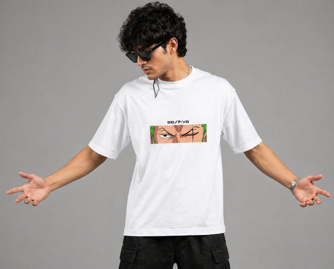Fearless Swordsman Oversized T-Shirt